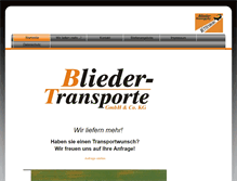 Tablet Screenshot of biebertal-transporte.de